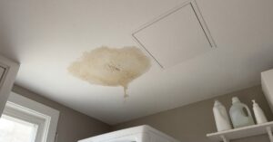 attic water heater-leak san antonio